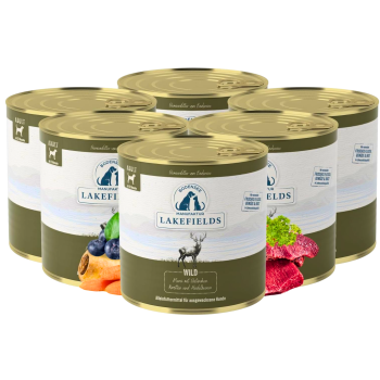 Preview: Nassfutter-Menü Wild – Premium Alleinfuttermittel für Hunde mit frischem Wildfleisch, Wurzelgemüse & Kräutern